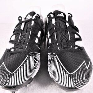 Adidas Afterburner 7 Baseball Cleats Black-White EG5633 SIZE 7.5 (NWT)